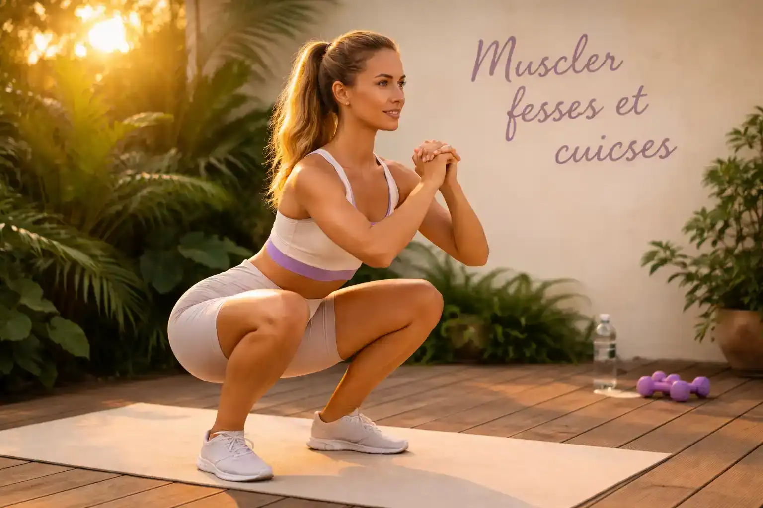 muscler fesses et cuisses squat femme