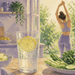 bruler les graisses ventre verre eau citron fruits sport