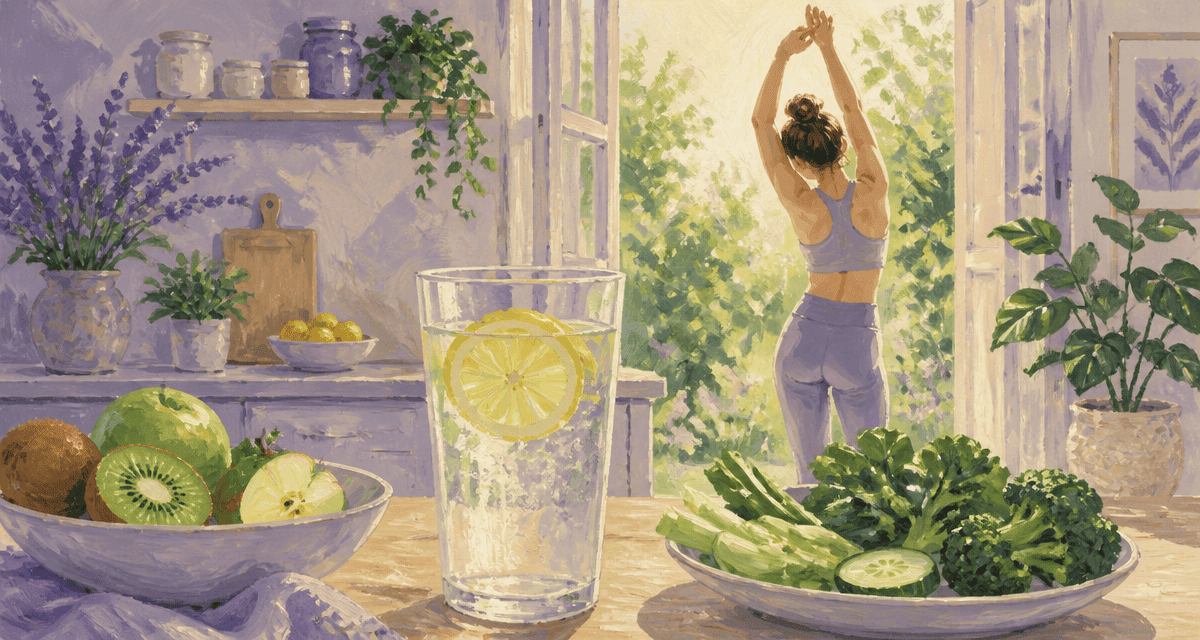 bruler les graisses ventre verre eau citron fruits sport