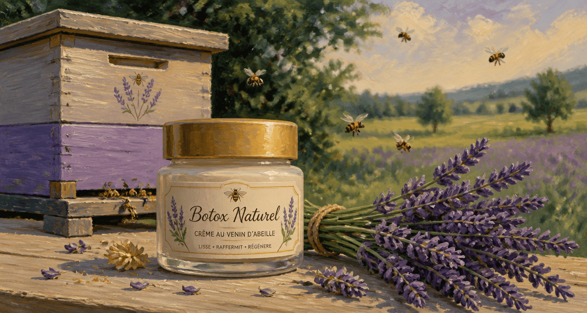 crème venin d'abeille avis dermatologue flacon ruche lavande