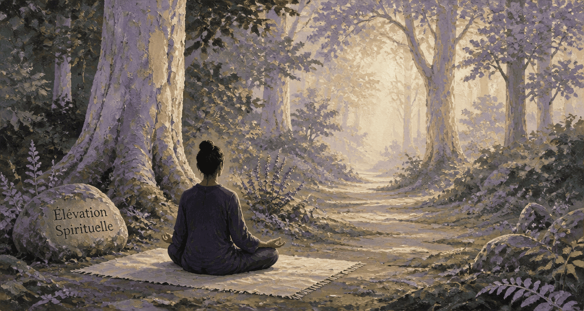 elevation spirituelle meditation foret