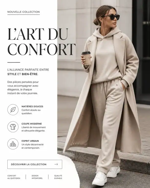 Tenue chill femme élégante et confortable avec layering