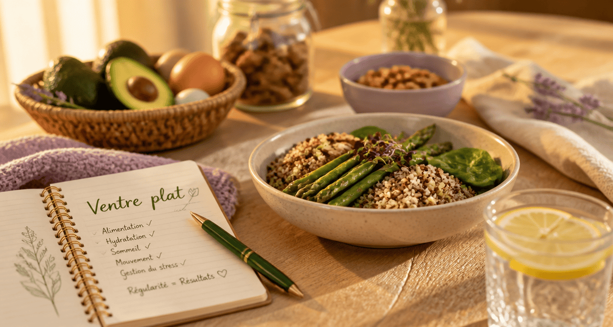 maigrir du ventre alimentation salade quinoa citron