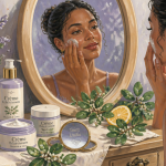 meilleur crème éclaircissante pour visage femme applique crème miroir