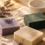 meilleur savon pour visage sur table en bois