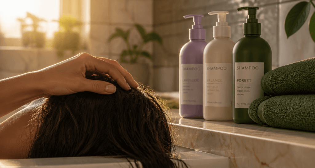 meilleur shampoing dermite séborrhéique massage cuir chevelu