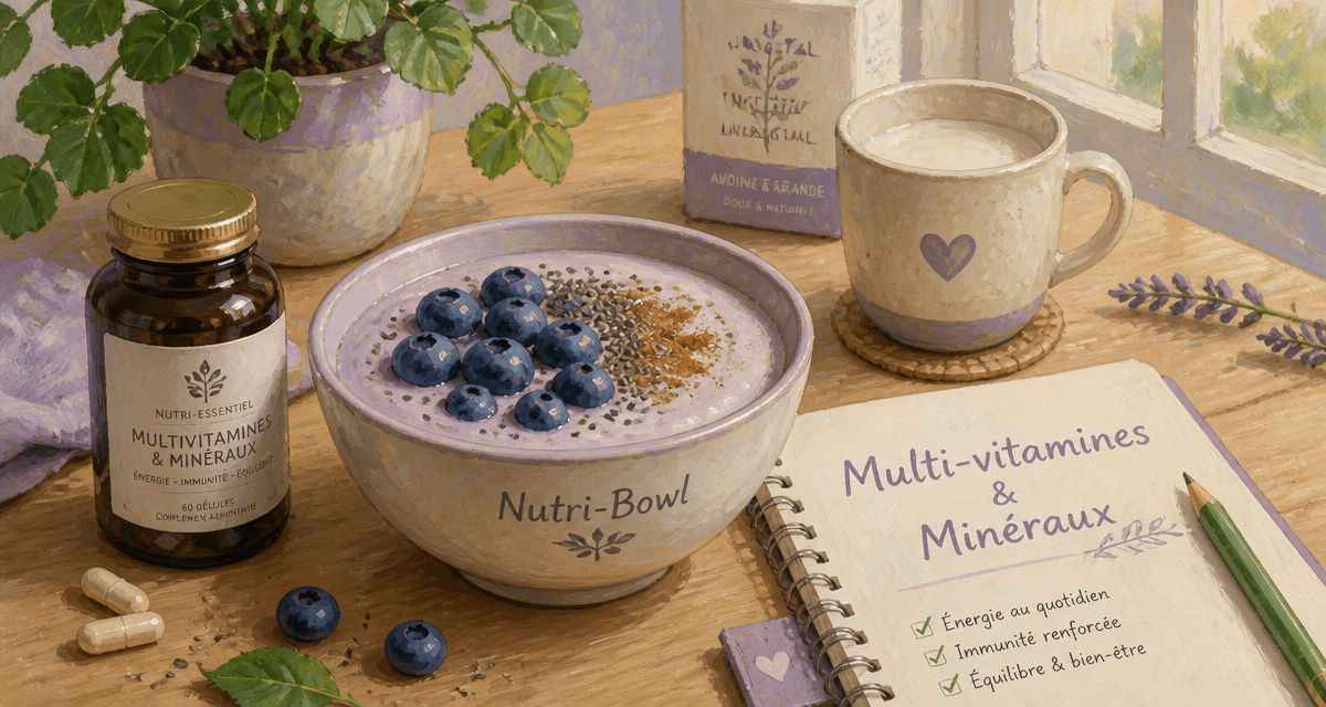 multi vitamines et mineraux bol gourmand