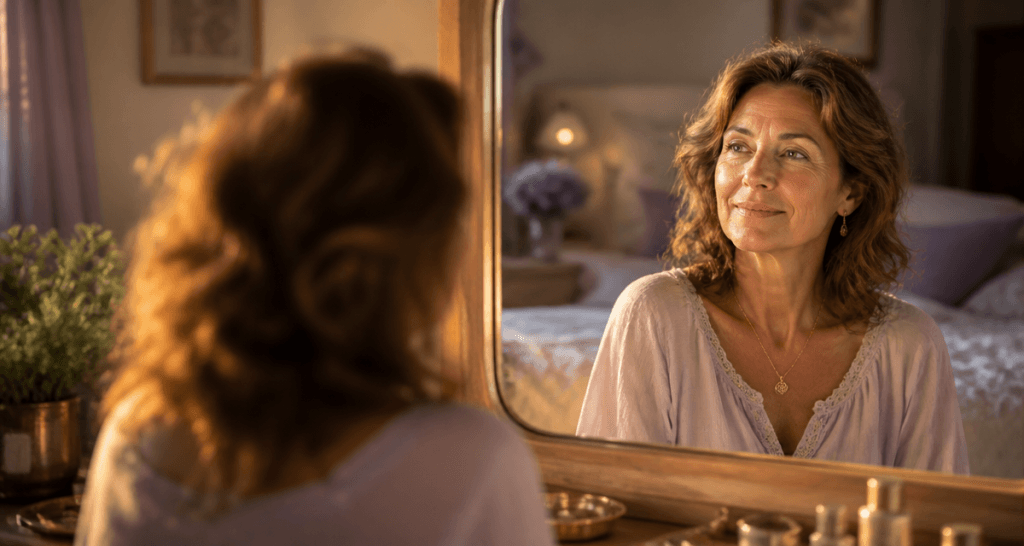 perte de poids avant apres visage femme mature