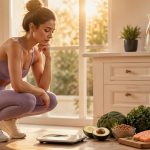 pourquoi je n arrive pas a maigrir femme observe balance cuisine