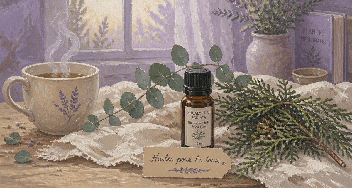 quel huile essentielle pour la toux flacon eucalyptus tisane