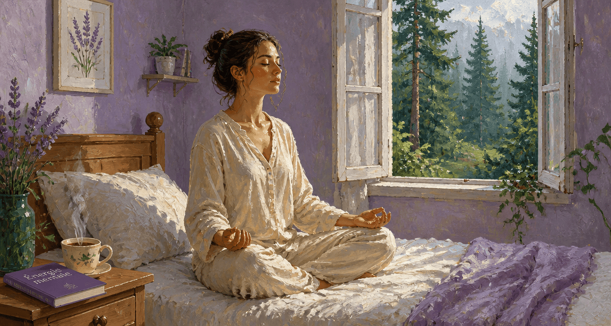 retrouver de l energie mentale meditation chambre