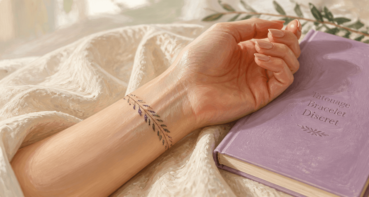 tatouage bracelet poignet femme discret floral