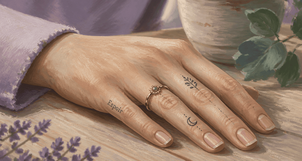Tatouage doigt signification sur phalanges