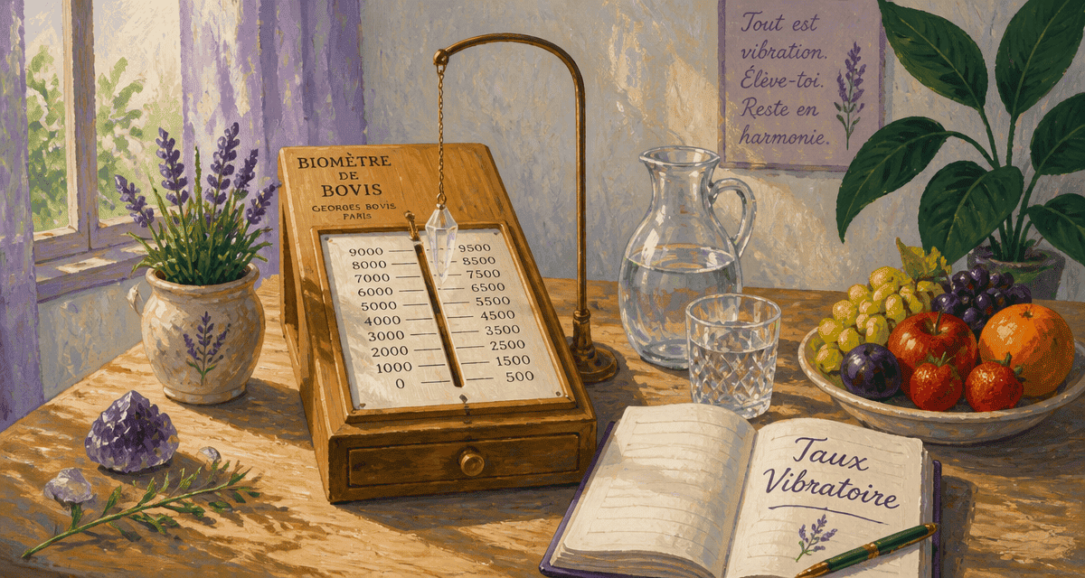 taux vibratoire biomètre Bovis gouache