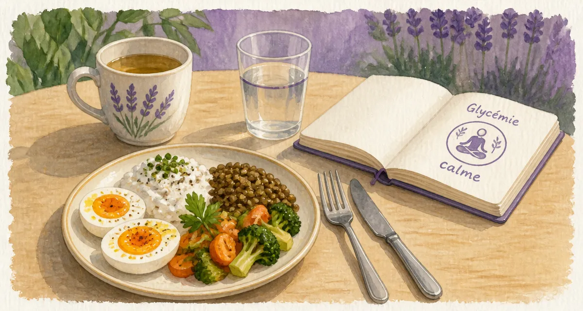 20 astuces pour maigrir sans regime : assiette équilibrée pour une glycémie stable