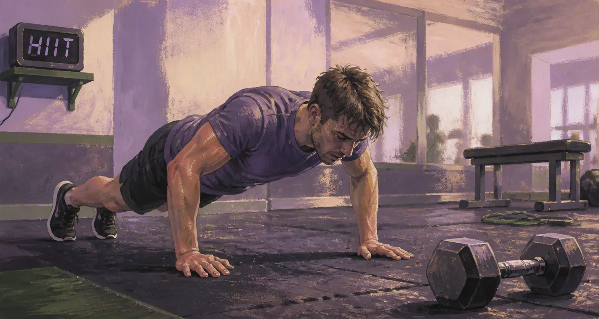 HIIT perte de poids : burpees en salle de sport