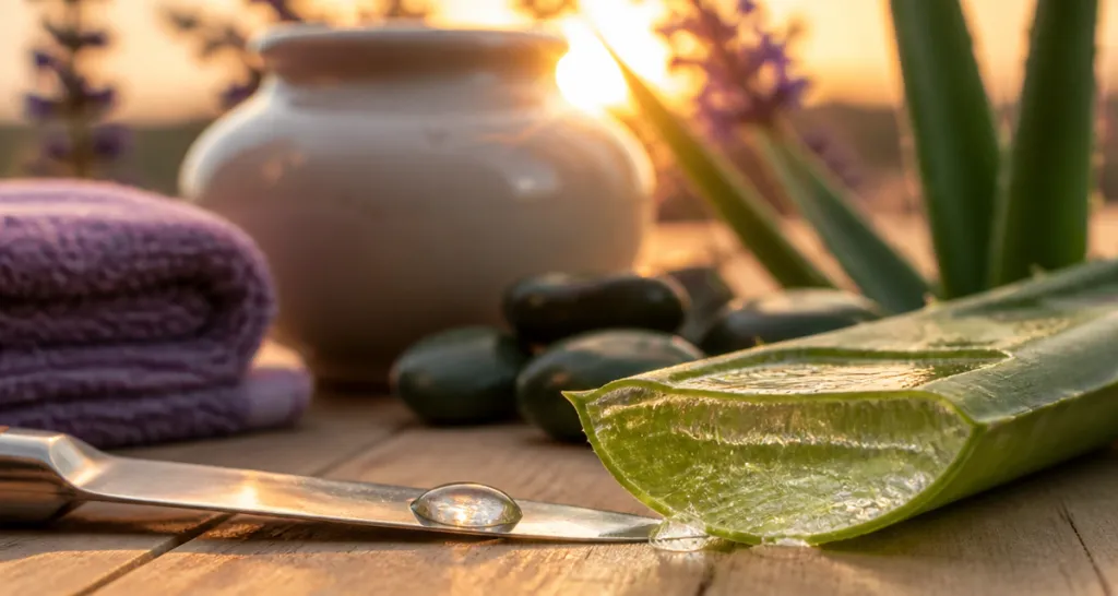 les bienfaits de l aloe vera gel sur feuille