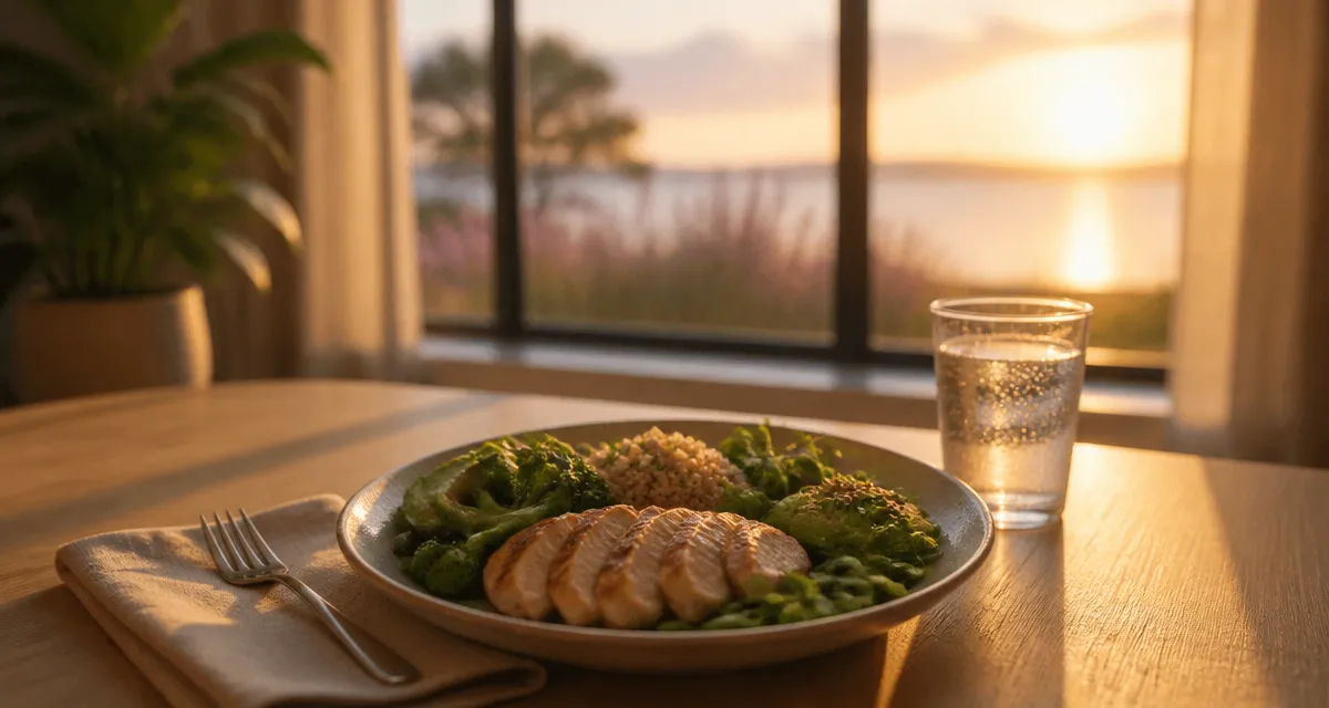 maigrir vite et bien assiette saine poulet avocat légumes