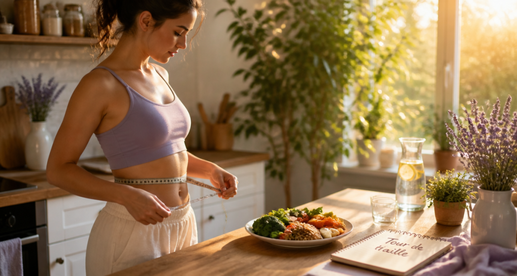 perdre tour de taille femme mètre ruban cuisine