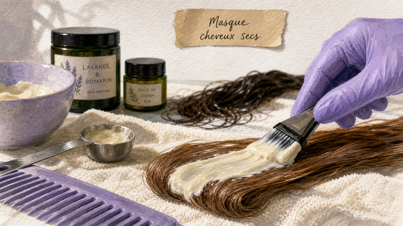 Peut on appliquer un masque sur cheveux secs : masque nourrissant et absorption optimisée