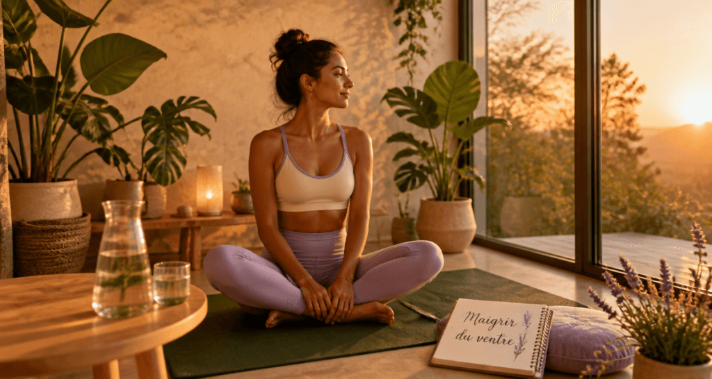 qu est ce qui fait maigrir du ventre femme sport salon zen