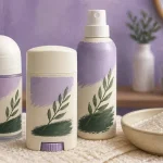 Quel déodorant pour odeur forte femme : pack de déodorants et serviette, salle de bain