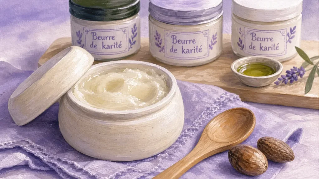 Beurre de karité : nourrir la peau sèche et les cheveux crépus, du brut au raffiné