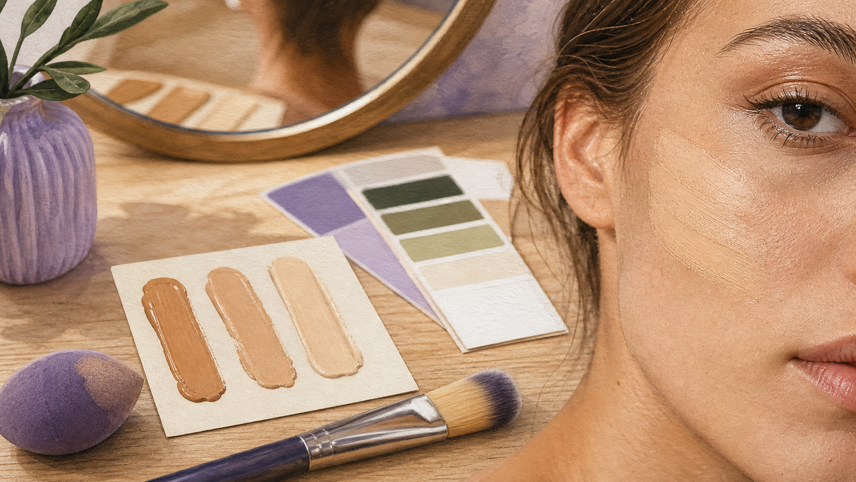 Comment choisir son fond de teint sans effet masque : teinte, sous-ton et texture visibles