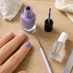 Comment mettre du vernis sans déborder : vernis au centre, cuticules protégées