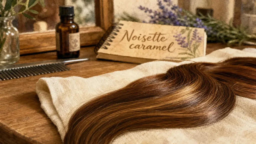 Couleur de cheveux noisette caramel : à qui elle va, comment l’obtenir et l’entretenir