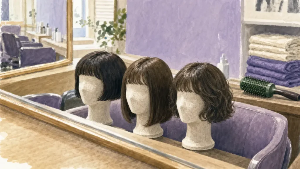 Carré court, carré long ou wavy : quelle frange équilibre vraiment le visage ?