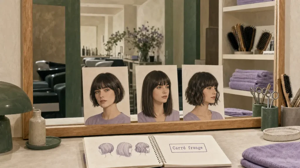 Carré court, carré long ou wavy : quelle frange équilibre vraiment le visage ?