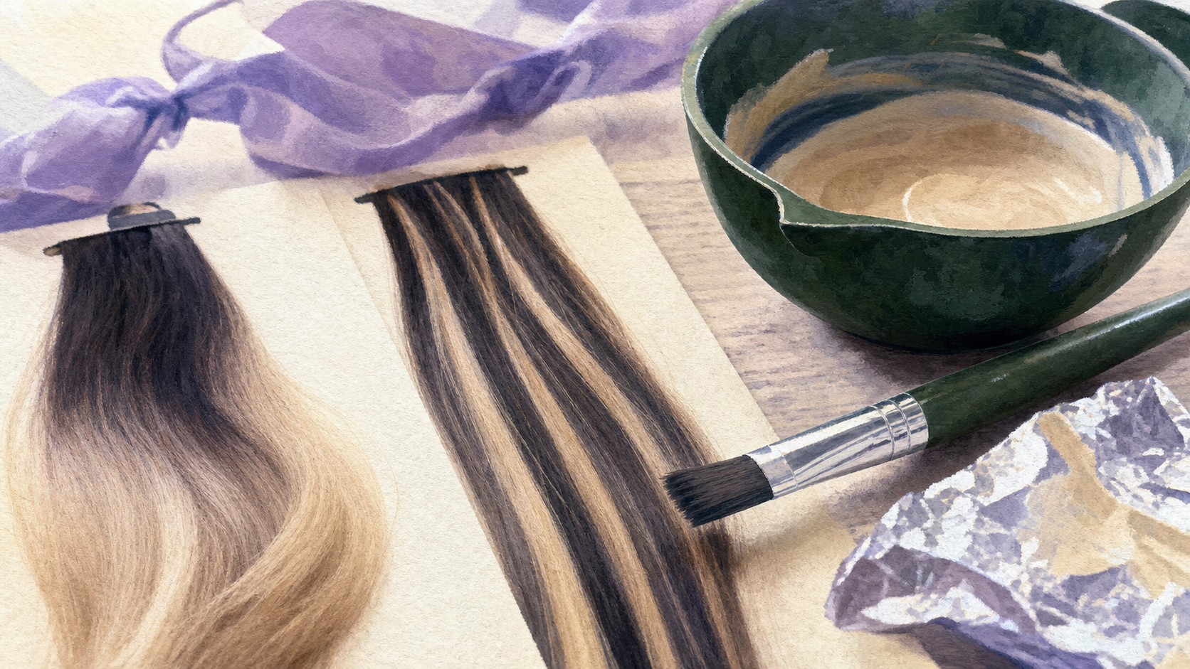 Différence balayage et mèches : rendu et entretien, repousse