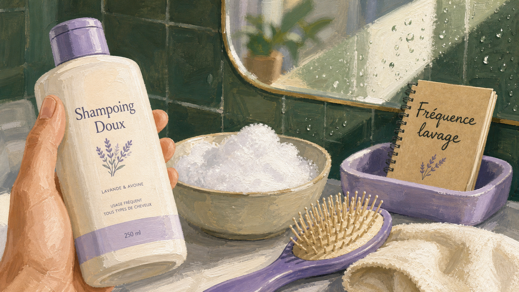 Faut il se laver les cheveux tous les jours : sébum et fréquence de lavage