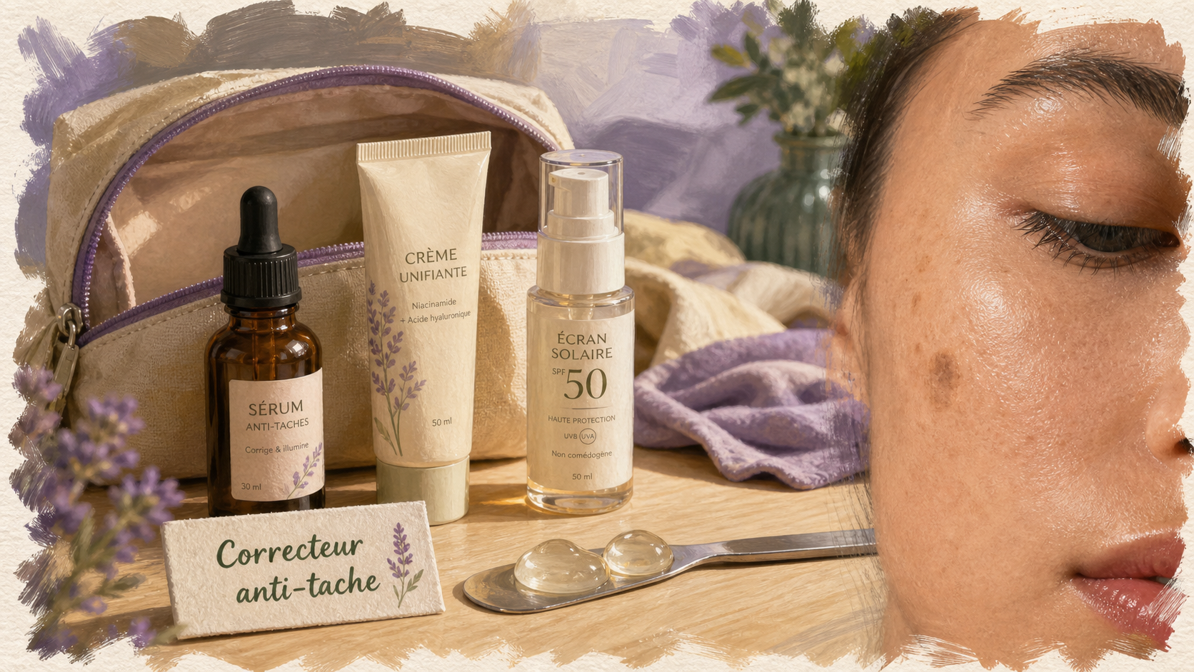 Meilleur correcteur tache brune : sérum, crème anti-tache et SPF 50