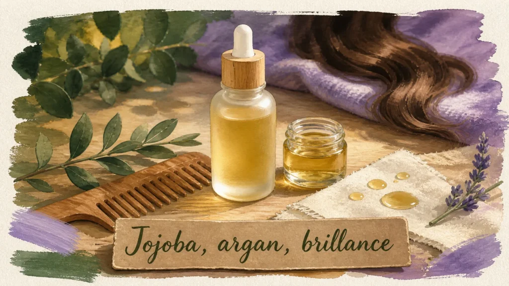 Ricin, jojoba, argan : quelle huile cheveux choisir selon votre texture ?