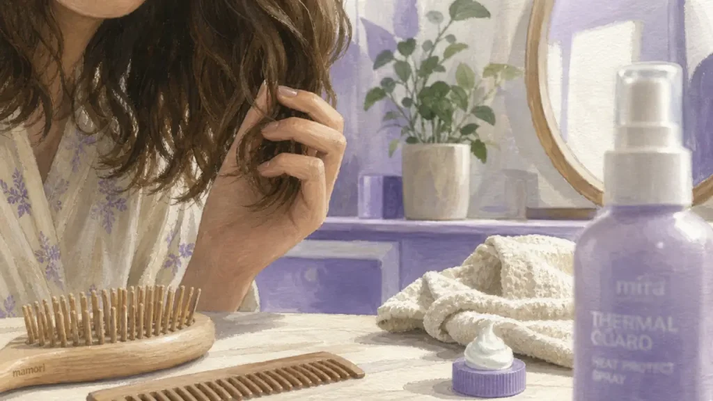Ondulation sur cheveux mi-longs : préparer, onduler et faire tenir l’effet wavy