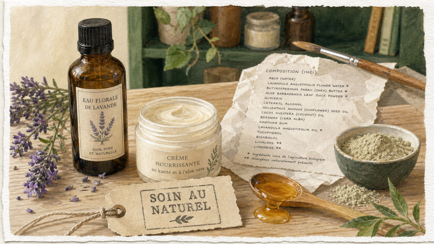 Soin au naturel pour peau sensible : étiquette, ingrédients et routine