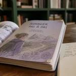 BD développement personnel : roman graphique confiance en soi et carnet de notes