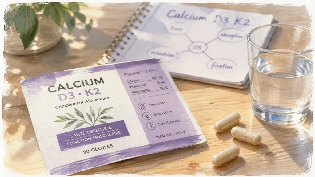 Calcium, D3 et K2 : ce qu’un complément Osteoforce peut vraiment apporter aux os