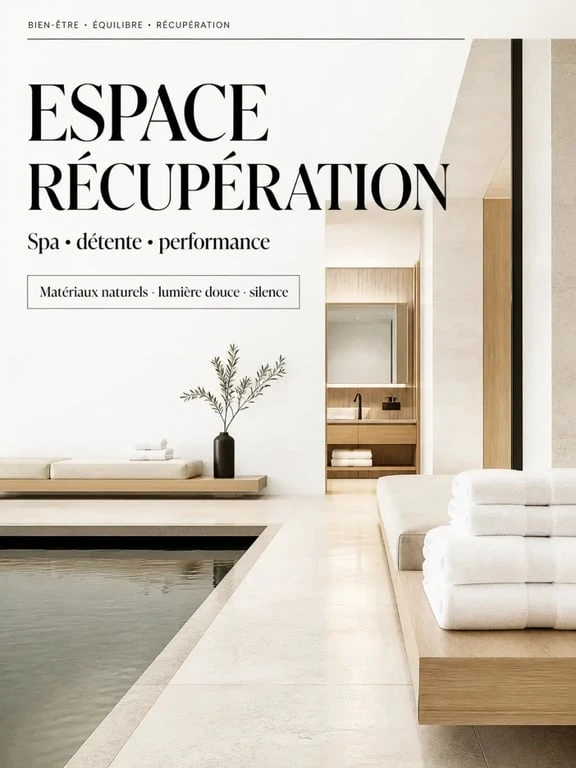 Ressource sport spa bien être : espace spa et récupération raffiné à Le Bouscat
