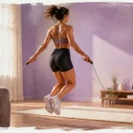 Perdre du poids corde a sauter en fractionné 30 minutes