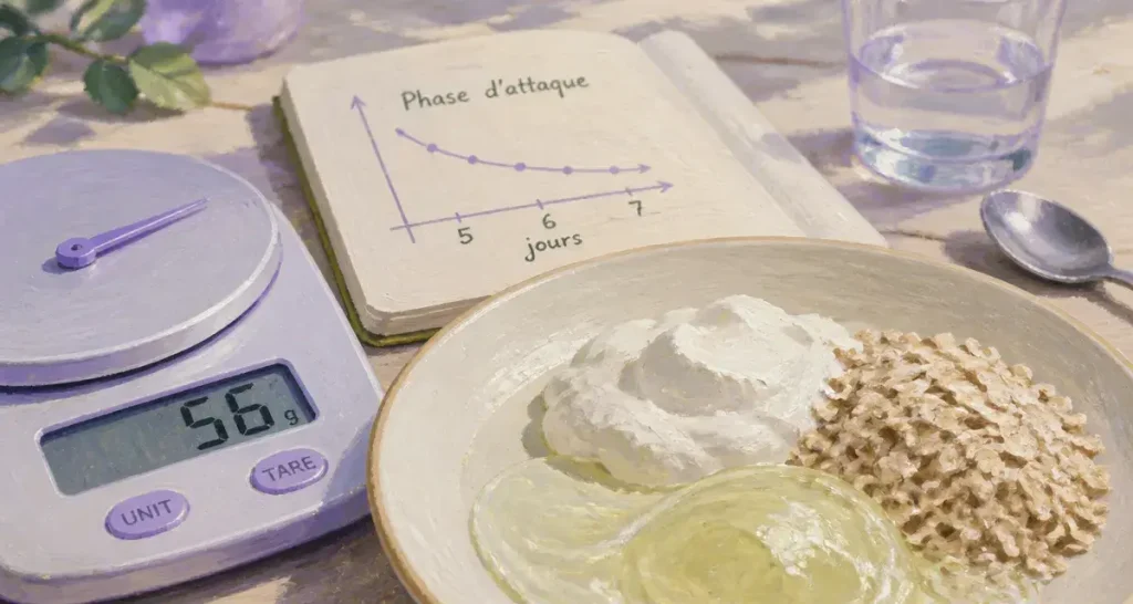 Phase d&rsquo;attaque Dukan : quel poids perdre réellement en 10 jours ?