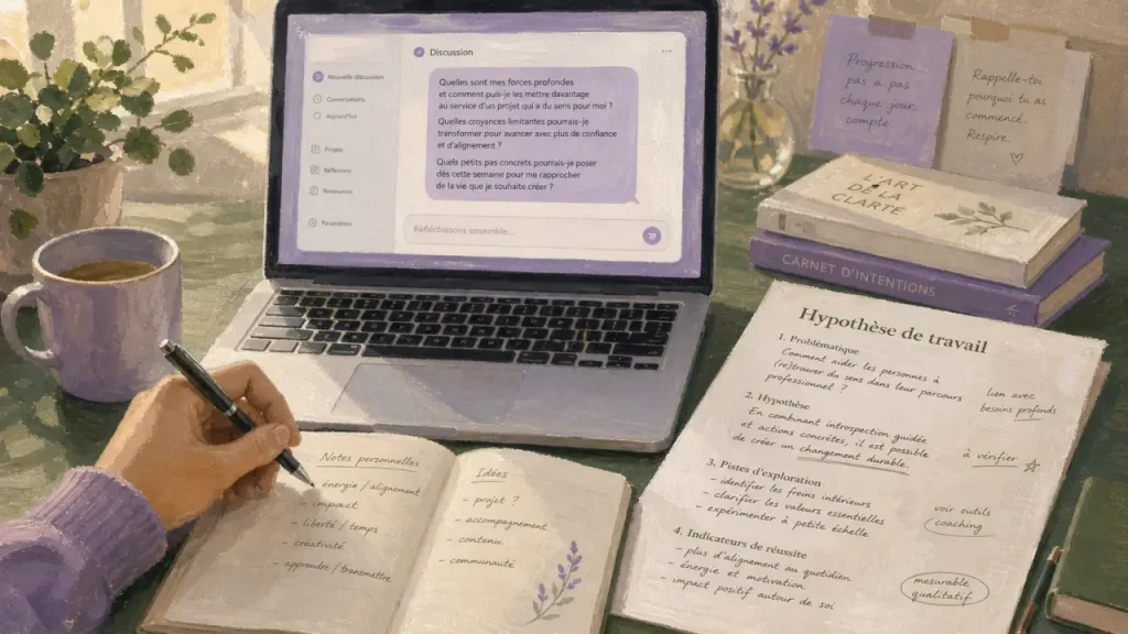 Prompt ChatGPT développement personnel : le prompt à copier-coller et les limites à garder en tête