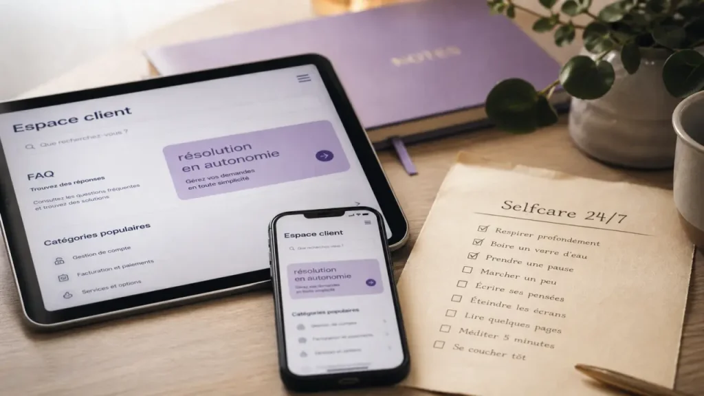 Selfcare en relation client : outils, usages concrets et limites à connaître