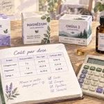 Complément alimentaire vitaboost evolution prix : coût par dose et dose quotidienne