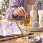 Soin visage l oreal : routine hydratation et éclat sur table