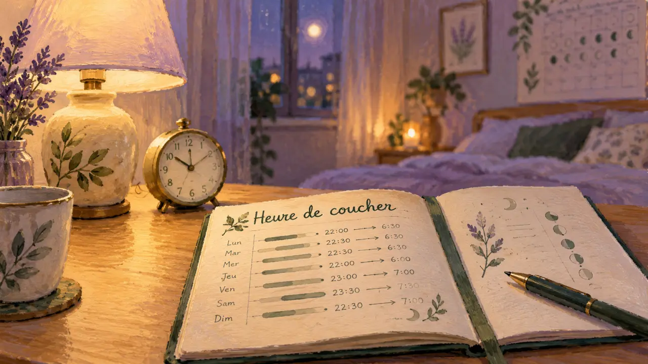 Calcul heure de sommeil : carnet et réveil, 90 minutes ne suffisent pas