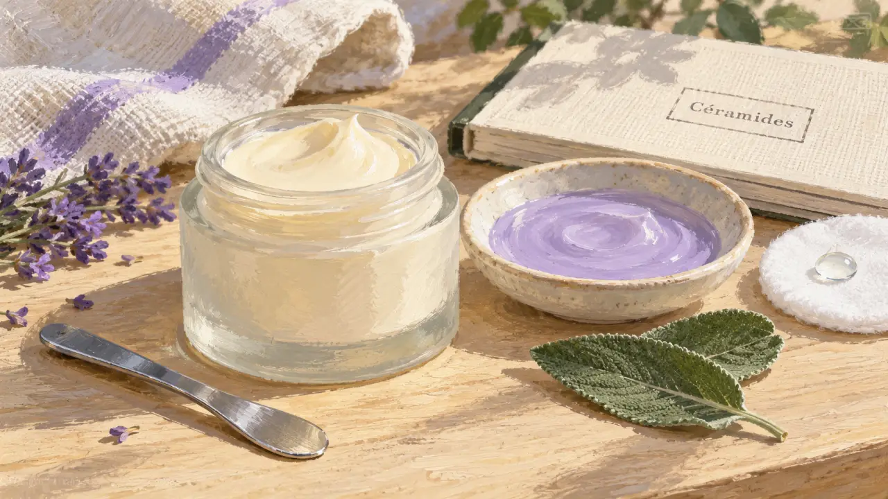 Ceramide crème visage aux céramides, crème hydratante
