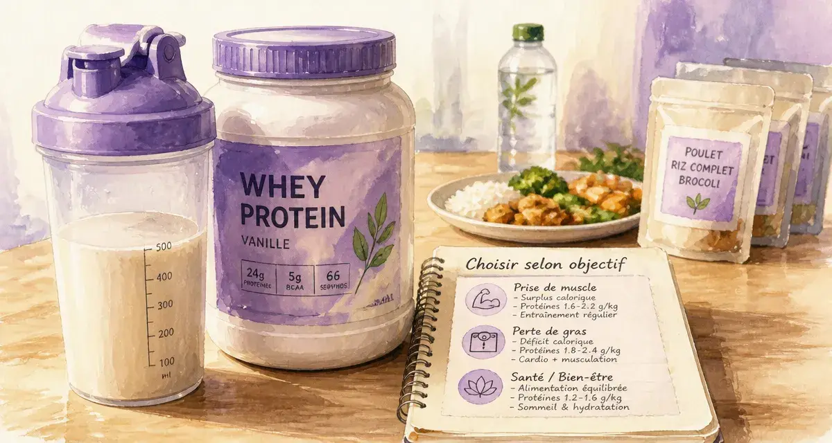 Complément alimentaire pour sportif : choisir selon l’objectif